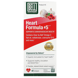 Bell Lifestyle, Heart Formula #5, 60 Softgels