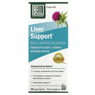 Bell Lifestyle, Liver Support, 60 Veggie Capsules