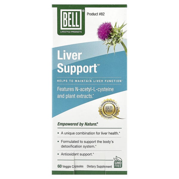 Bell Lifestyle, Liver Support™, 베지 캡슐 60정
