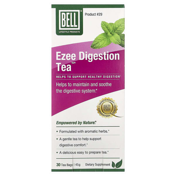 Bell Lifestyle, Ezee Digestion Tea™, 30 чайных пакетиков, 45 г