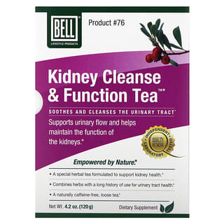 Bell Lifestyle, Herbata Kidney Cleanse & Functions, 120 g