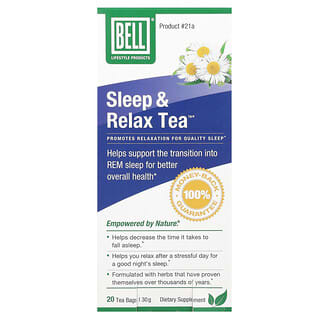 Bell Lifestyle, Té para dormir y relajarse, 20 bolsitas de té, (30 g)