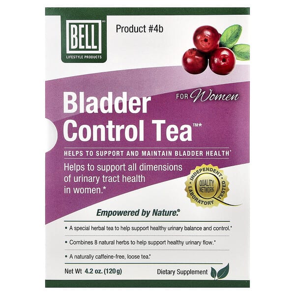 Bell Lifestyle, Bladder Control Tea™, 여성용, 카페인 무함유, 120g(4.2oz)