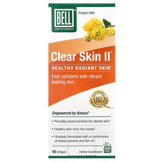 Bell Lifestyle, Clear Skin II, 90 cápsulas blandas