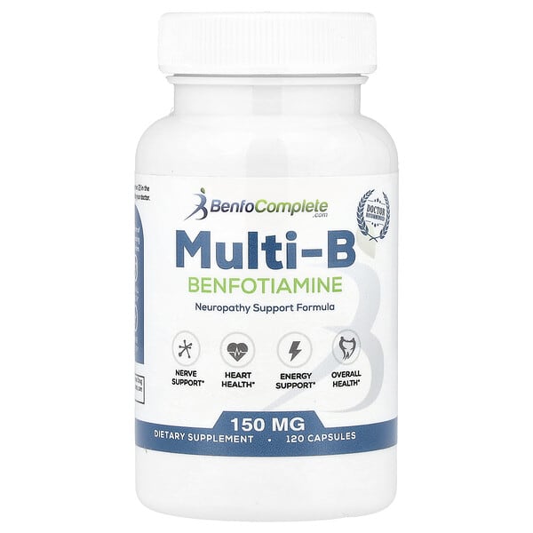 Multi-B Benfotiamine Neuropathy Support Formula, 120 Capsules