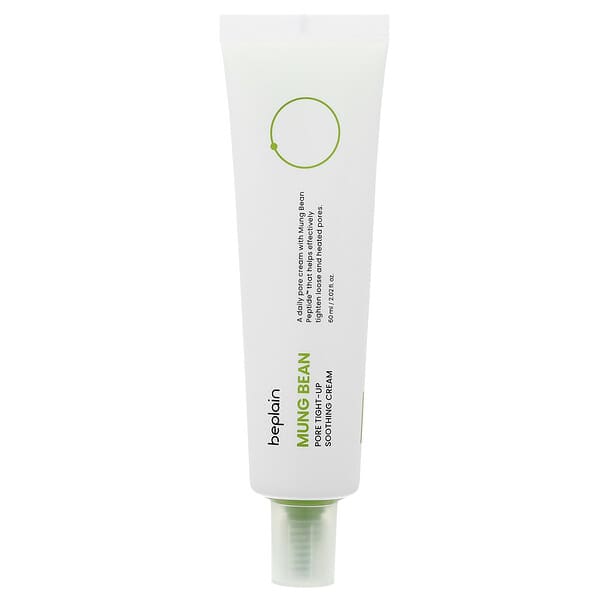 Beplain, 녹두, 모공 타이트업 수딩 크림, 60ml(2.02fl oz)