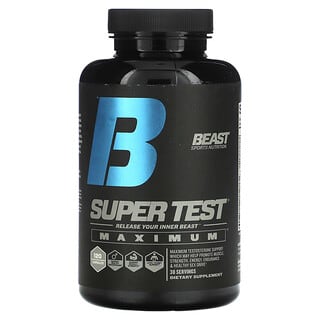 Beast, Super Test, Maximum, 120 Capsules