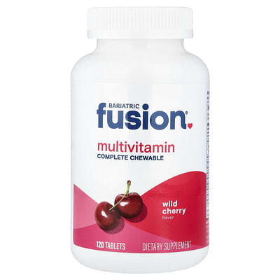 Bariatric Fusion, Multivitamin, Wild Cherry Flavor, 120 Tablets