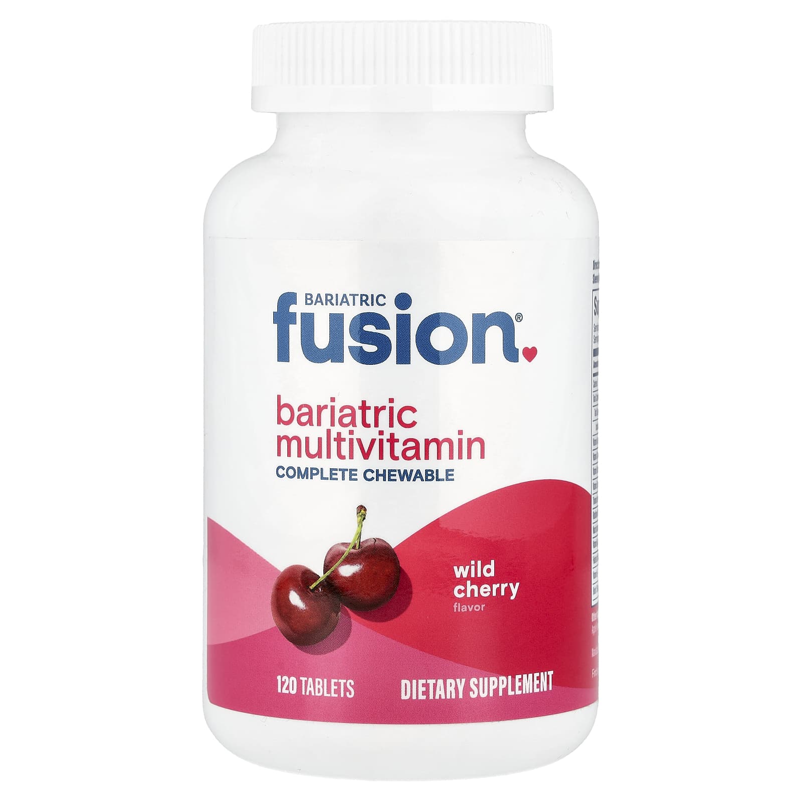 Bariatric Fusion Multivitamin – Wild Cherry – 120 comprimés de Bariatric Fusion