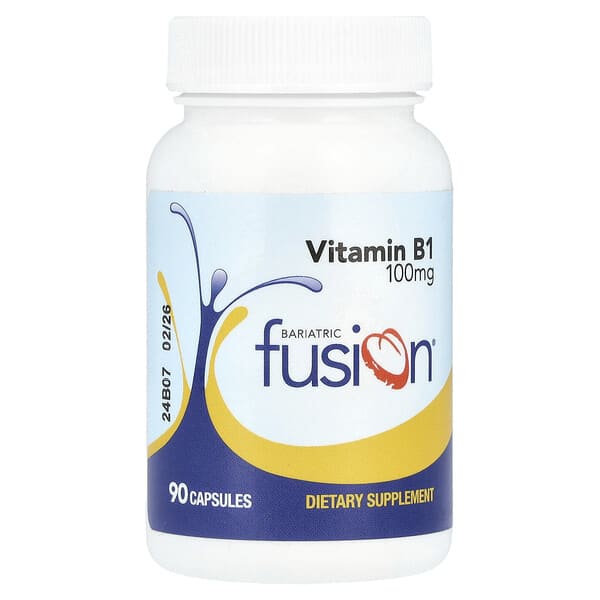 Bariatric Fusion, Vitamin B1, 100 mg, 90 Capsules