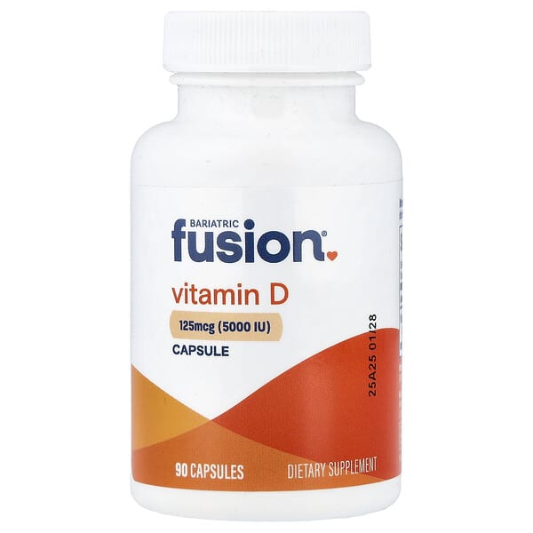 Bariatric Fusion Vitamin D, 125 mcg (5000 IU), 90 Capsules