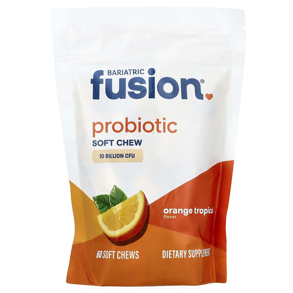 Bariatric Fusion, 프로바이오틱 소프트 츄, 오렌지 트로피컬, 소프트 츄 60개
