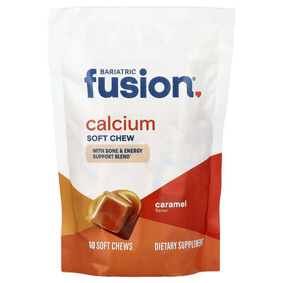 Bariatric Fusion, Calcium Soft Chewables, Caramel Flavor, 60 Soft Chewable Tablets