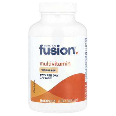 Bariatric Fusion, Iron-Free Multivitamin, 180 Capsules