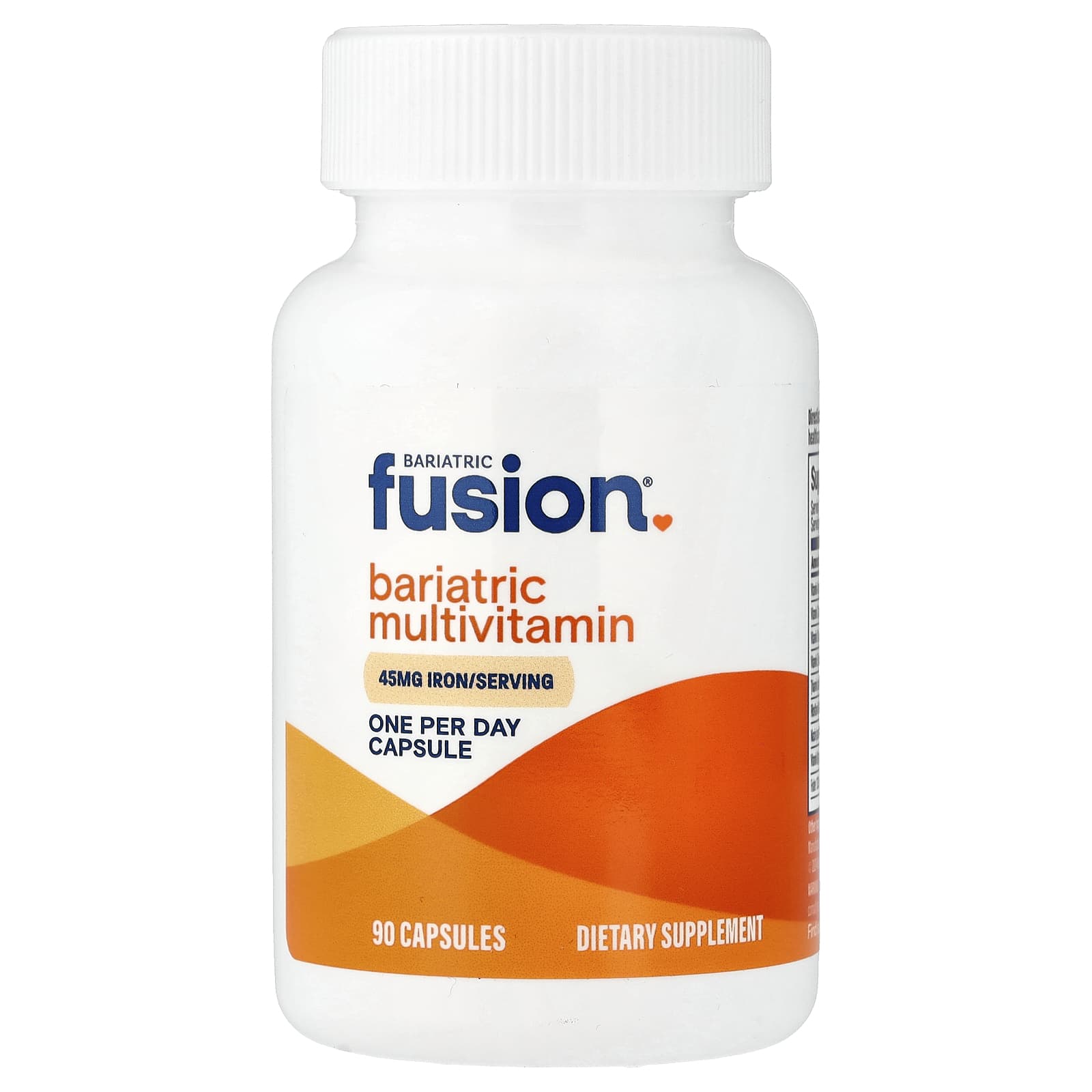 Bariatric Fusion, Multivitamin With Iron, 90 Capsules
