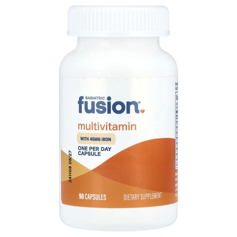 Multivitamines Bariatriques Avec Fer 45mg - Aide à La Gestion Du Poids - Marque Bunkell - Dates De Péremption 10/2026