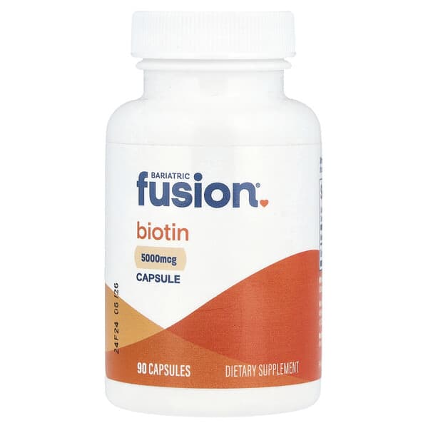 Bariatric Fusion Biotin, 5,000 mcg, 90 Capsules