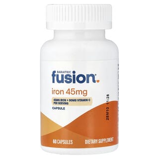 Bariatric Fusion, Желязо с витамин С, 45 mg, 60 капсули