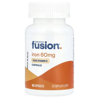 Bariatric Fusion, Hierro más vitamina C, 60 cápsulas