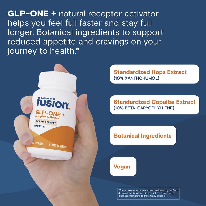 glp 1 six in one GLP-One+ with Hops Extract, 30 Capsules