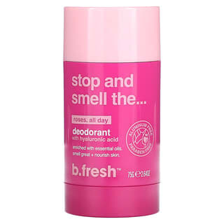 b.fresh, Desodorante con ácido hialurónico, Detener y oler las rosas`` 75 g (2,64 oz)