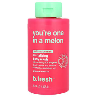 b.fresh‏, You're One in a Melon, סבון רחצה מחדש, אבטיח מנטה, 16 אונקיות נוזל (473 מ“ל)