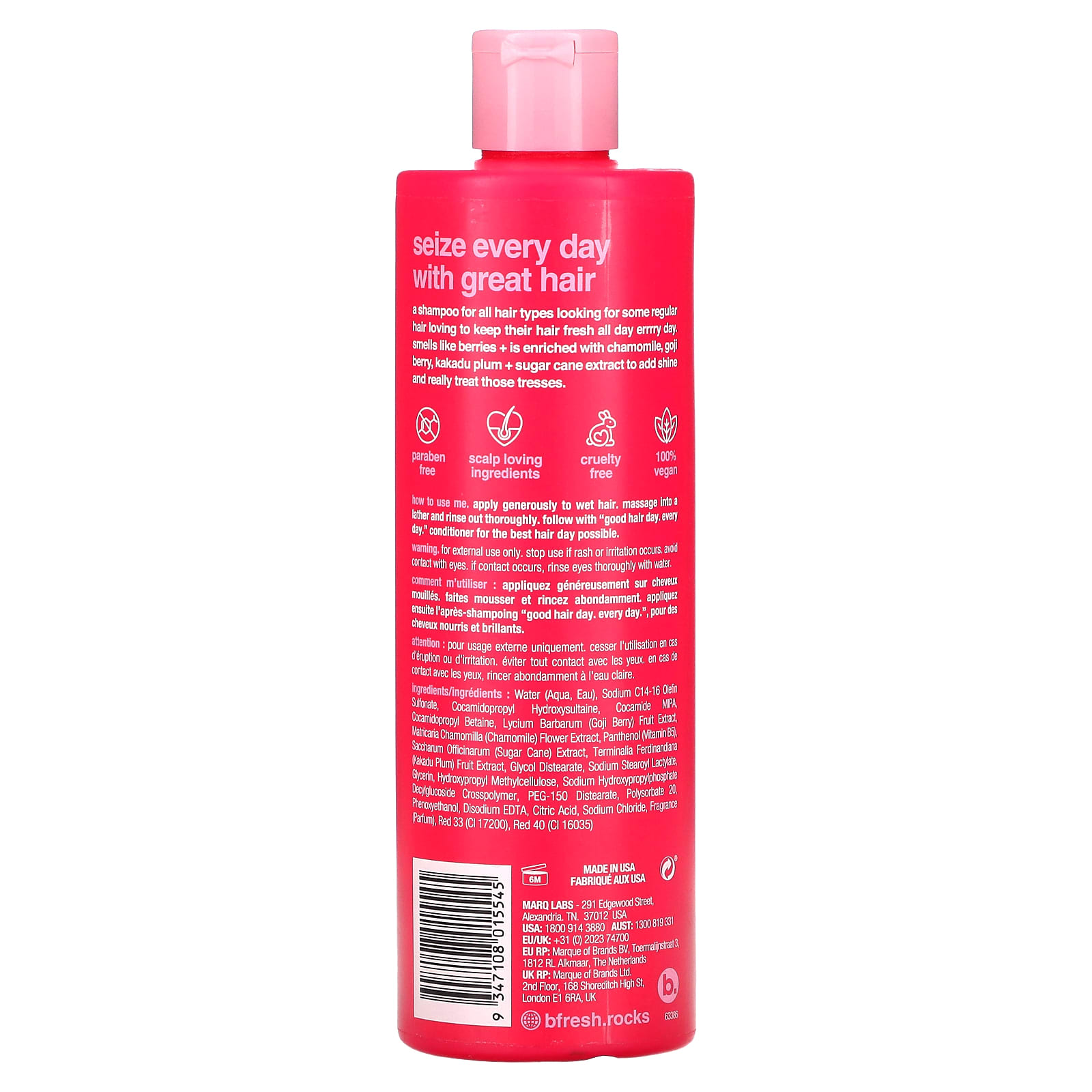 b.fresh, Good Hair Day Every Day, Daily Care Shampoo, For All Hair