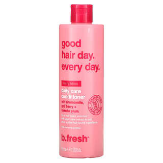 بي فريش‏, Good Hair Day Every Day ، بلسم العناية اليومية ، لجميع أنواع الشعر ، Berry Bliss ، 12 أونصة سائلة (355 مل)