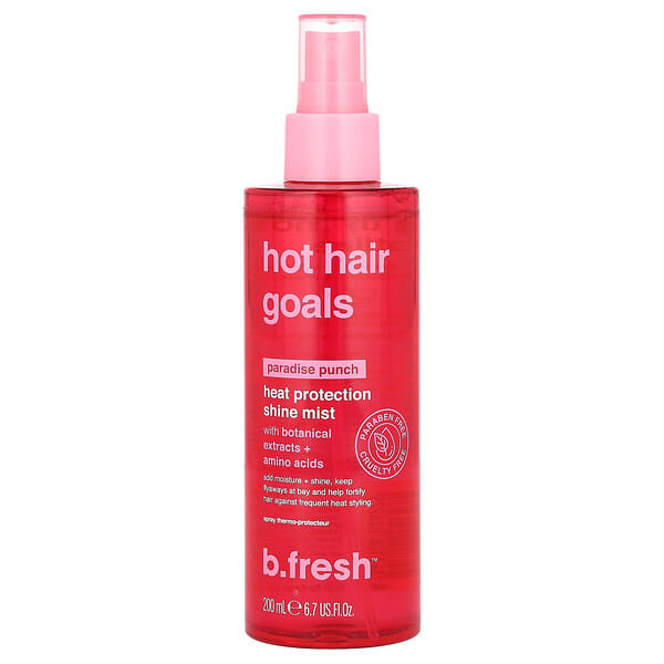 b.fresh, 히트 프로텍션 샤인 미스트, 파라다이스 펀치, 200ml(6.7fl oz)