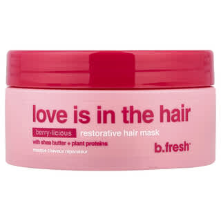 b.fresh, Love is in the Hair, maschera riparatrice per capelli, gusto di bacche, 200 ml