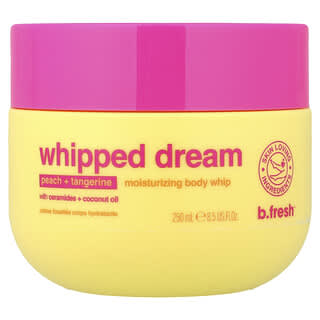 b.fresh, Whipped Dream, Moisturizing Body Whip, Peach + Tangerine, 8.5 fl oz (250 ml)