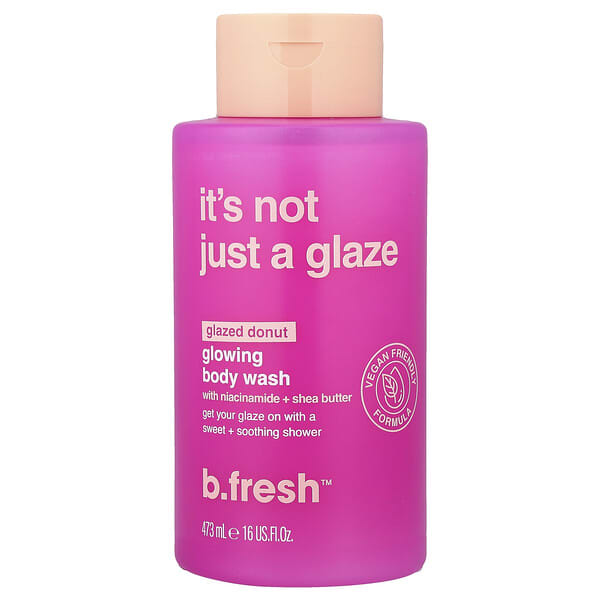 b.fresh, It's Not Just a 글레이즈, 글로잉 바디 워시, 글레이즈 도넛, 473ml(16fl oz)