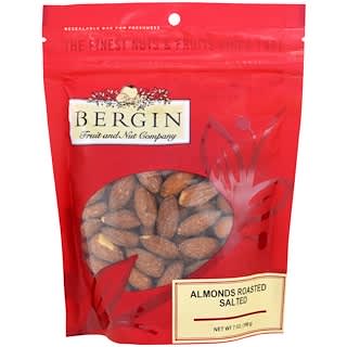 Bergin Fruit and Nut Company, Almonds Roasted, Salted, 7 oz (198 g)