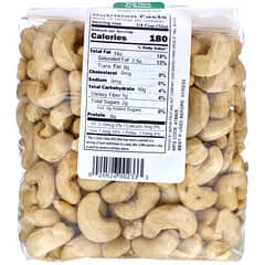Bergin Fruit and Nut Company, Raw Cashews, 16 oz (454 g)