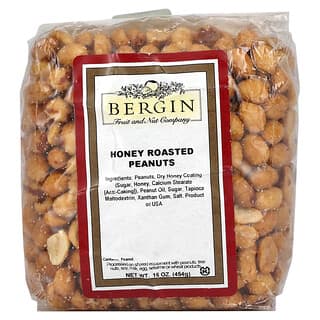 Bergin Fruit and Nut Company, Mel e Amendoim Torrado, 454 g (16 oz)