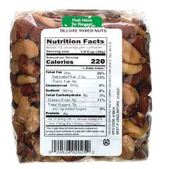 Bergin Fruit and Nut Company, Nueces mixtas prémium, 454 g (16 oz)