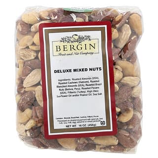 Bergin Fruit and Nut Company（バージンフルーツアンドナッツカンパニー）, デラックスミックスナッツ、454g