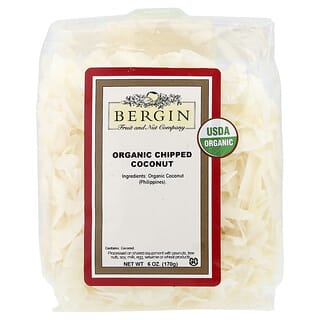 Bergin Fruit and Nut Company, Organic Chipped Coconut, 6 oz (170 g)