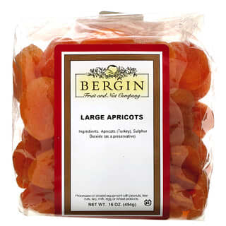 Bergin Fruit and Nut Company, Albaricoques grandes, 454 g (16 oz)