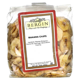 Bergin Fruit and Nut Company, Banana Chips, 9 oz (255 g)