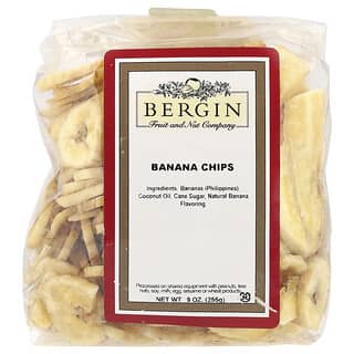 Bergin Fruit and Nut Company, Banana Chips, 9 oz (255 g)