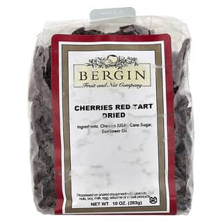 Bergin Fruit and Nut Company, Cherries Red Tart, Dried, 10 oz (283 g)