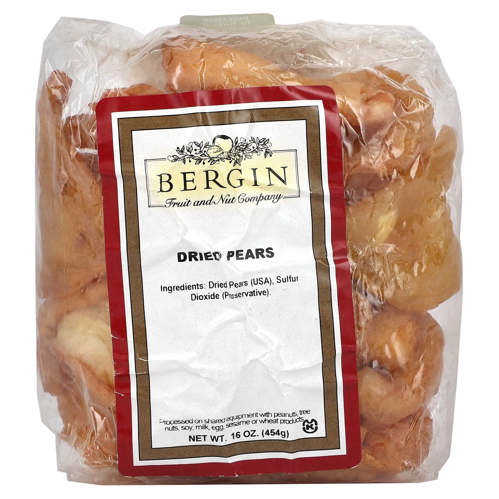 Bergin Fruit and Nut Company, 乾燥洋ナシ、454g（16オンス）
