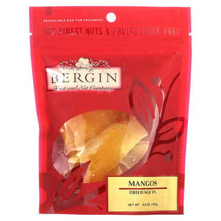 Bergin Fruit and Nut Company, Mangos, Dried Slices, 4.5 oz (127 g)