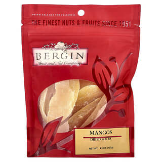 Bergin Fruit and Nut Company, 干芒果片,4.5 盎司(127 克)