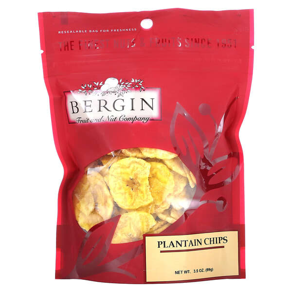 Bergin Fruit and Nut Company, プランテンチップス、99g（3.5oz）