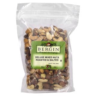 Bergin Fruit and Nut Company, Nueces mixtas de lujo, tostadas y saladas`` 454 g (16 oz)