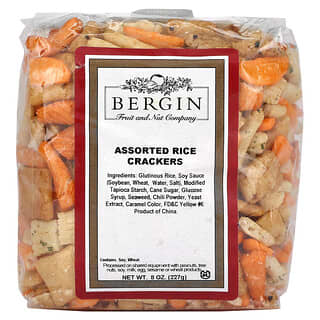 Bergin Fruit and Nut Company, Assorted Rice Crackers, 8 oz (227 g)