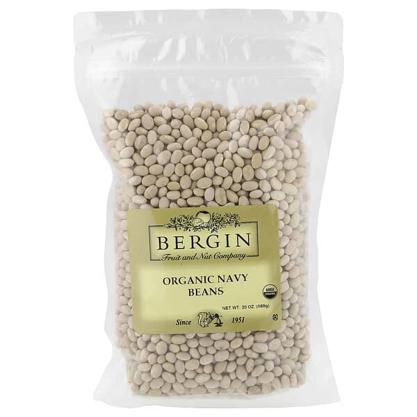 Bergin Fruit and Nut Company, 유기농 네이비빈, 20oz(568g)