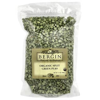 Bergin Fruit and Nut Company, 有機綠豌豆，21 盎司（596 克）